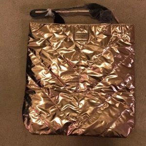 Rose Gold Metallic Tote